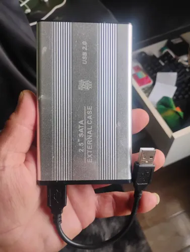 HD externo de 500 gigas com saúde em 100%