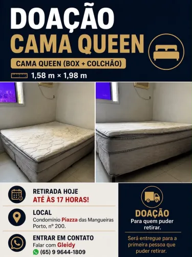 Doação Cama Queen