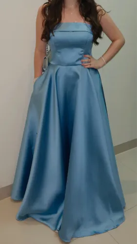 Vestido de Festa Azul Serenity