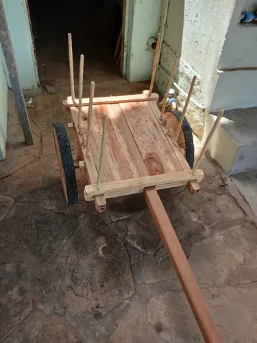 Carroção de boi para ornamentação 
