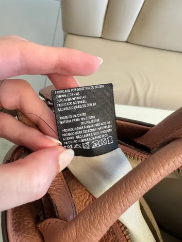 Bolsa Arezzo Original em Couro Legítimo Rosé