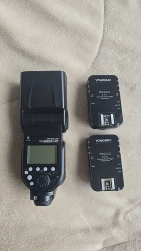 Flash Yn 968EX-RT + Rádio Flash Yn 622c para Canon