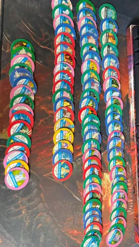 Tazos Pokémon - Pokémon Mestre Dos Treinadores (Fichas do jogo)