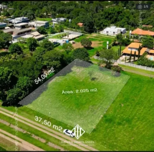 EXCELENTE CHÁCARA À VENDA NO CONDOMÍNIO CIDADE DAS ÁGUAS HIDROLÂNDIA/GO