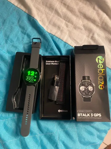 RELÓGIO ZEBLAZE STALK( Tem gps integrado e marca pace)