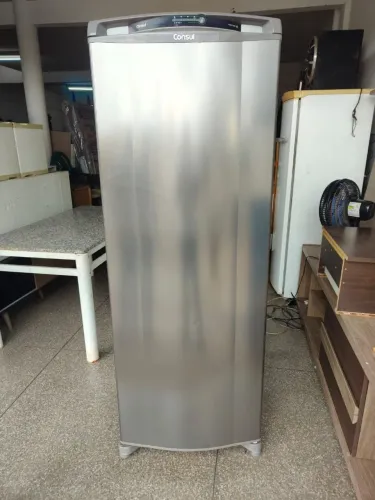 Geladeira Consul FROS FREE INOX SEMI NOVA ((entrego))