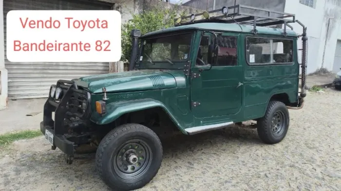 Toyota Band.Jipe Cap.de Aço Chas. Longo Diesel 1985