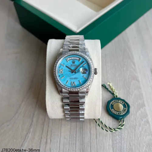 Relógios ROLEX daydate turquesa 36mm ETA S/c