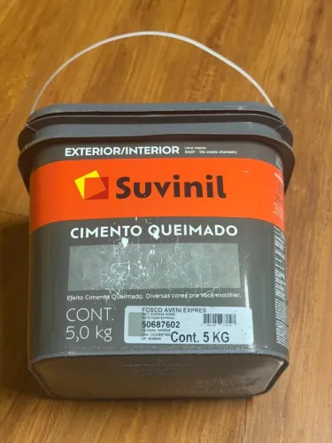 Massa pronta efeito cimento queimado - Suvinil