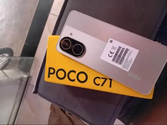 Poco C71 NFC 128gigasdememoria 6gigasderam leitorfacial leitordigital 2cameranofundo 500