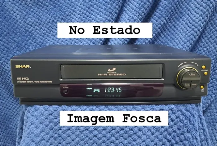 Vídeo Cassete SHARP 6 Cabeças Hi-Fi Estéreo - No Estado - VC-1599b
