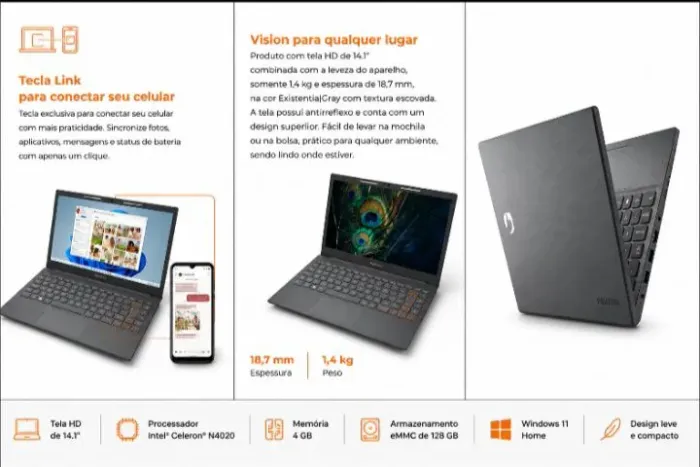 Notebook para venda 