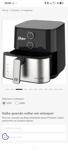 Airfryer oster 6 meses de uso