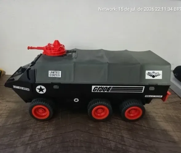 Comandos Em Ação- Gi Joe- Caminhão Anfibio- Night Force (customizado)