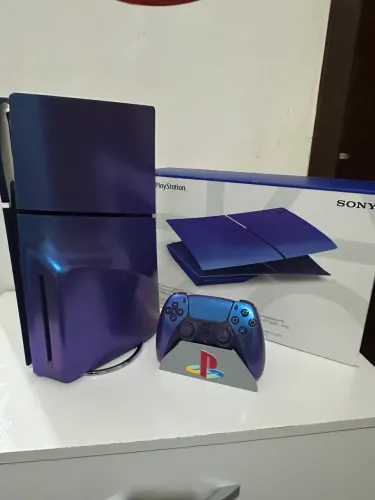 Face Plate + controle Ps5 Chroma indigo
