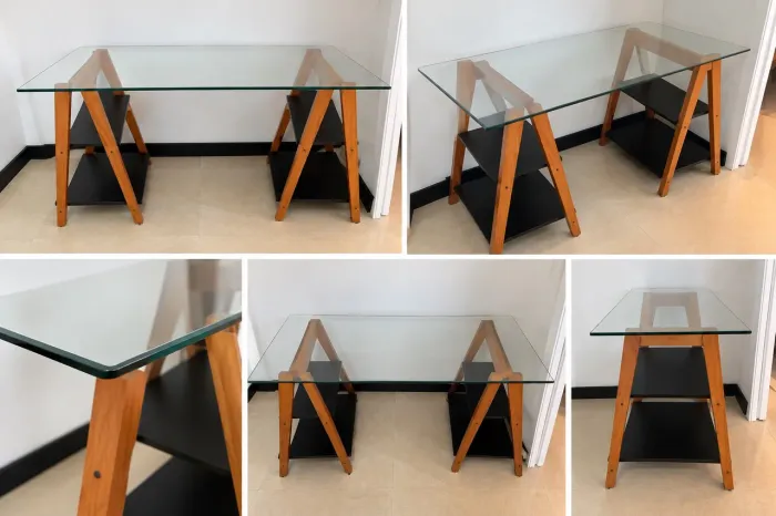 Vendo mesa de escritório tokstok usada