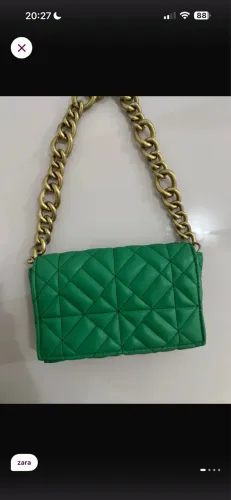 Bolsa zara verde correntes