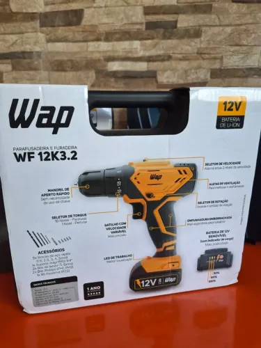Parafusadeira E Furadeira De Impacto Wf 12k3.2 Wap. Nova