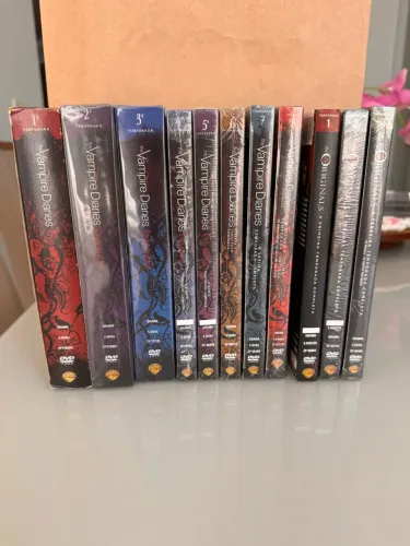 Box dvd the vampire diaries 1 a 8a temp + 3 temporadas de the originals