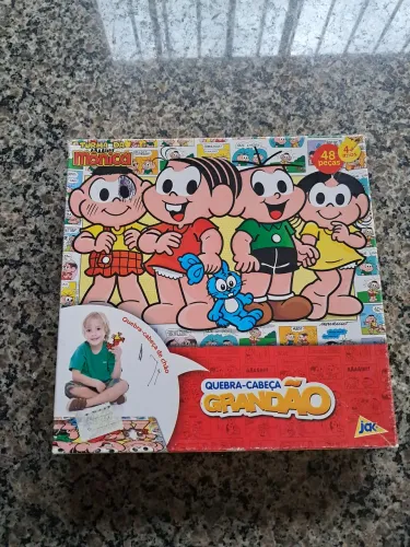 Quebra-cabeça Gigante Turma da Mônica