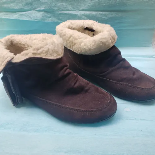 Bota feminina de Pelinhos - tm 35