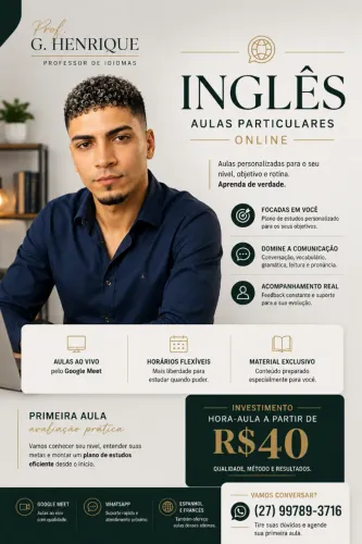 Aula de Inglês Online I | G. Henrique