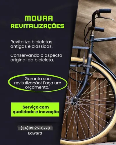 Conserto e revitalização de bike antiga e atual