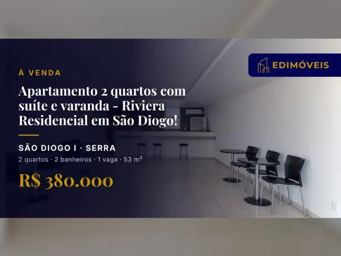 São Diogo I: Apartamento 2 quartos em condomínio, pronto para morar!