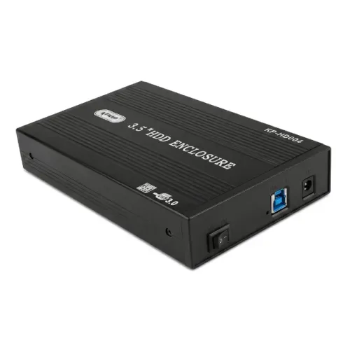 Case Gaveta Externa para HD 3.5 SATA USB 3.0 Knup KP-HD004 Alumínio Bivolt