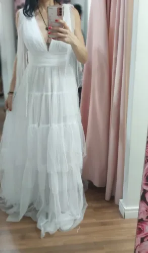 Vestido branco festa