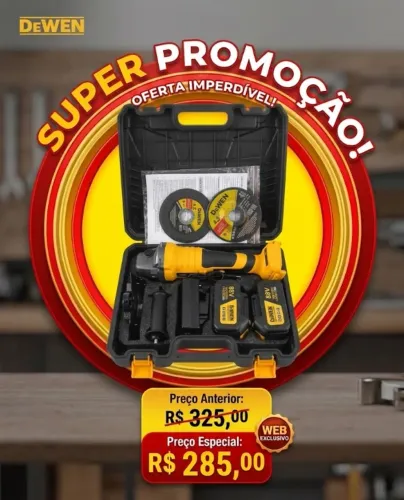 Esmerilhadeira / Lixadeira a Bateria
