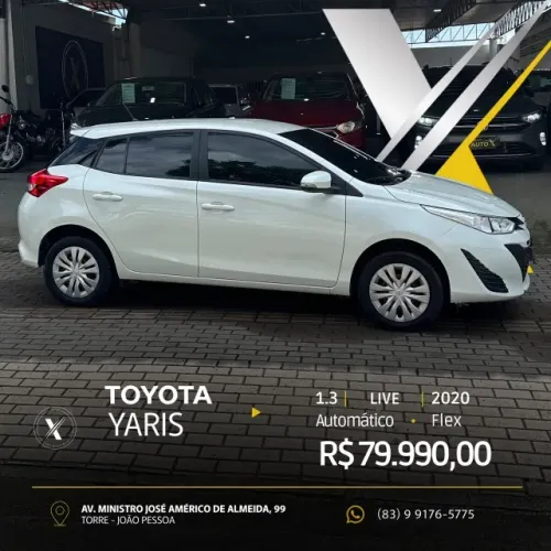 Toyota Yaris Live 1.3 Flex 16V 5P AUT 2020