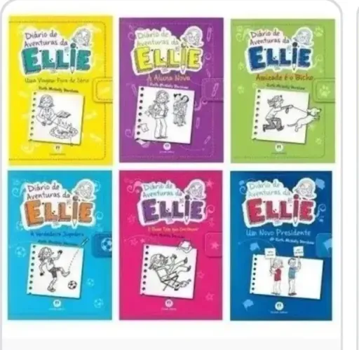 Coleção livros Diários de Aventuras da Ellie