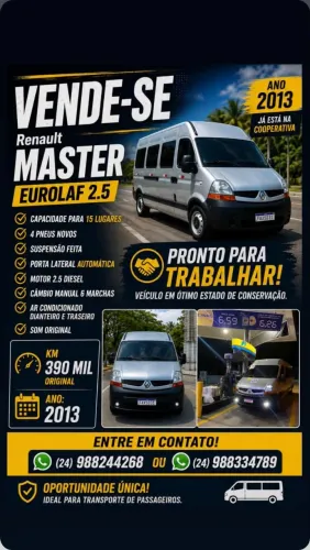 Renault Master 2.5 DCI Executivo 115cv 16L Dies 2013