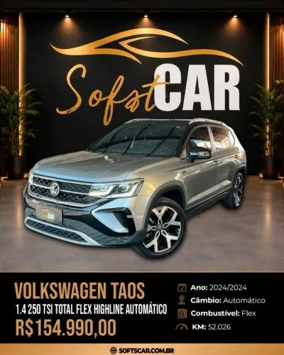 Volkswagen Taos Highline 1.4 250 TSI Flex AUT 2024