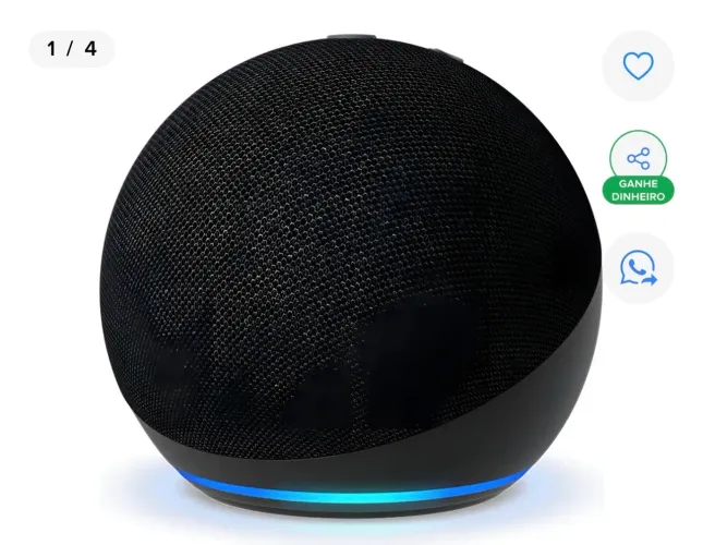 Alexa Amazon Echo Dot 5a Geração Com Assistente Virtual Casa