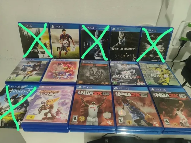 Jogos De PS4 (valor unitário)