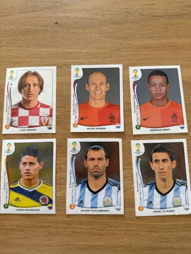 Figurinhas copa do mundo 2014, craques