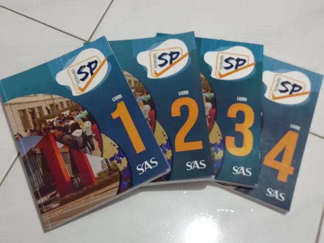Conjunto de livros vestibular SP - SAS