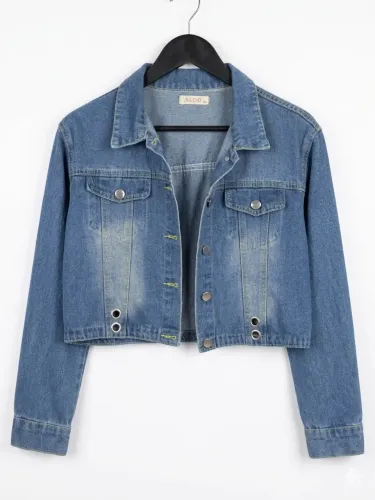 JAQUETA JEANS CROPPED