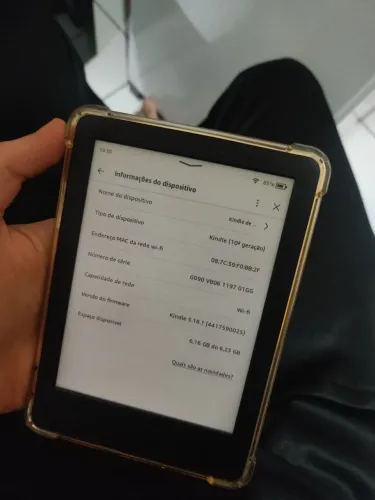 Kindle (10ª geração) 6,23 GB - Acompanha capinha e Popsocket