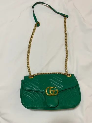Bolsa verde Marmont Gucci