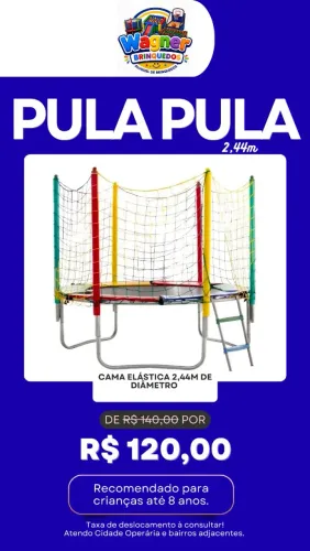 Alugo pula pula, casinha de bolinhas e escorregador