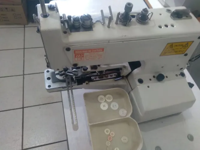 Botoneira maquina de costura industrial lanmax 
