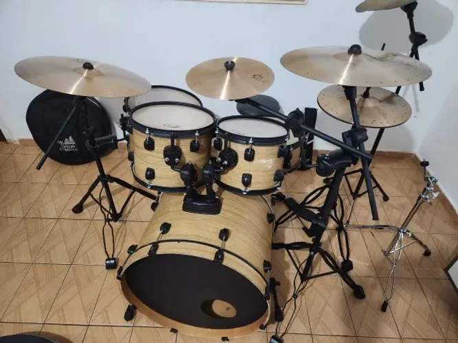 Bateria RMV Road + Kit pratos (leia a descrição)