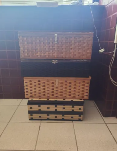 4 baús para organização 