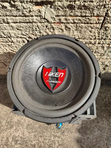 KIT SOM AUTOMOTIVO HIKEN 250W + STETSOM 3 CANAIS + CORNETA UNLIKE 100W RMS