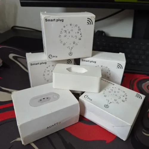 Lote 6 Tomadas Inteligentes WiFi Novas - Smart Plug Alexa/Google (1 AVATTO)