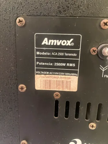 Caixa de som Amvox ACA 2500 Terremoto