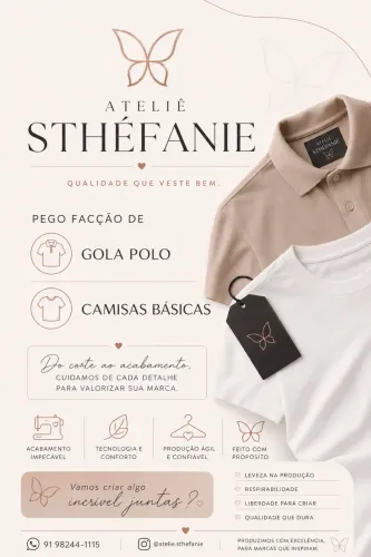 Facção e confecção de roupas